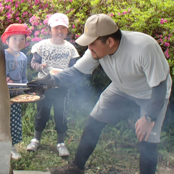 大自然の中で、のびのび過ごそう！